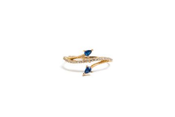 ANILLO ESPIGAS ESPECIALES 18K