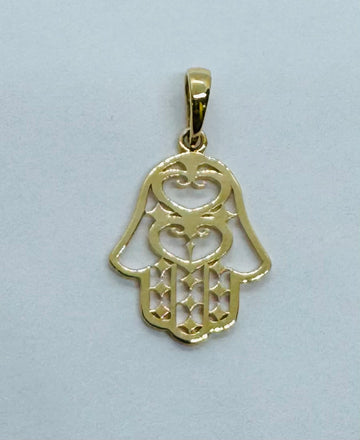 DIJE MANO HAMSA LISA 18K