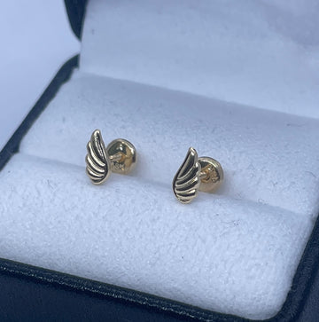 TOPOS ALAS ORO AMARILLO 18K