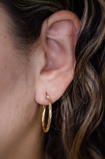 CANDONGAS MELCOCHAS ORO AMARILLO 18K