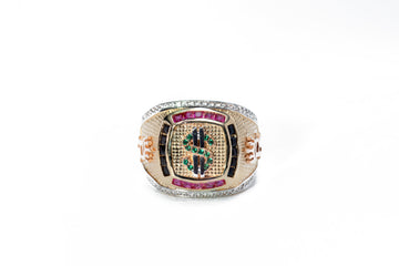 ANILLO MILLION CIRCONES ORO AMARILLO 18K
