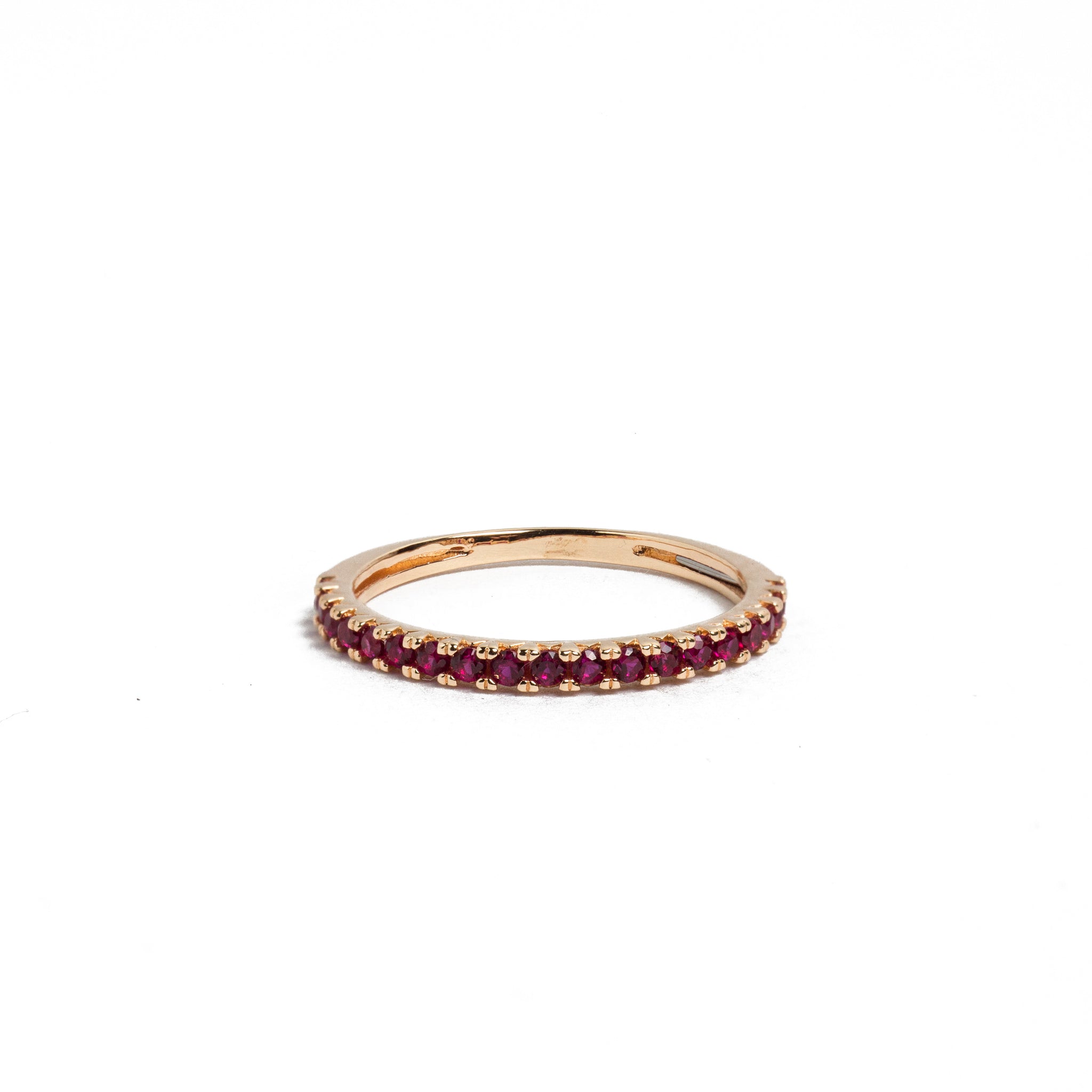 ANILLO CIRCONES CON FIN 18K