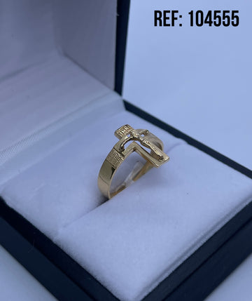 ANILLO CRUZ 18K