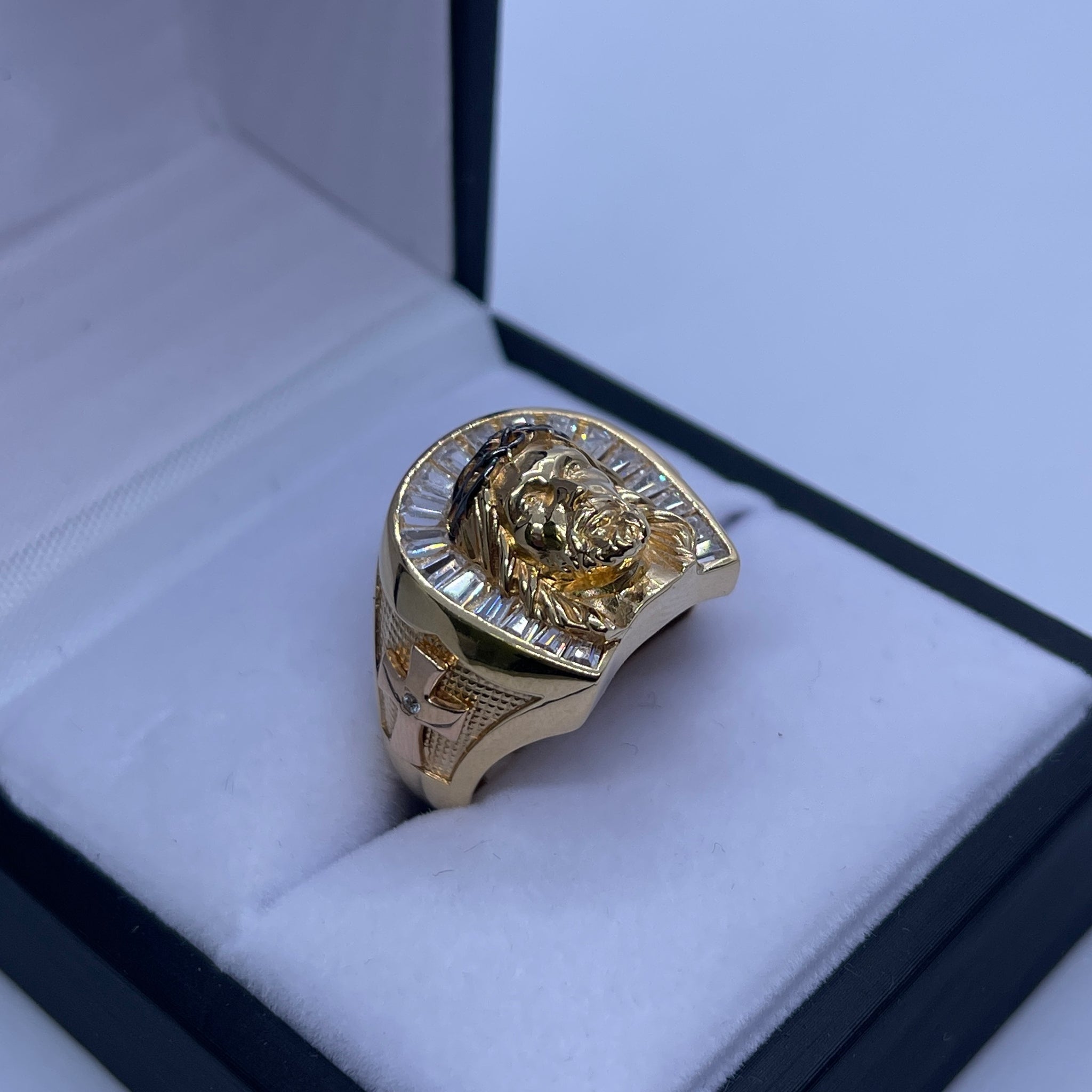 ANILLO ROSTRO DE CRISTO 18K