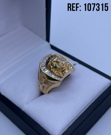 ANILLO ROSTRO DE CRISTO 18K