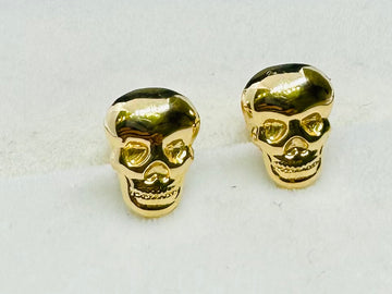 TOPOS CALAVERA ORO AMARILLO 18K