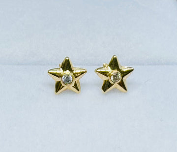 TOPOS ESTRELLAS CIRCONES 18K