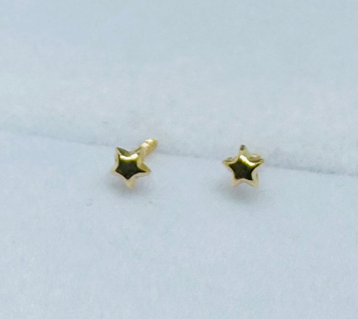 TOPOS ESTRELLA PEQUEÑA 18K