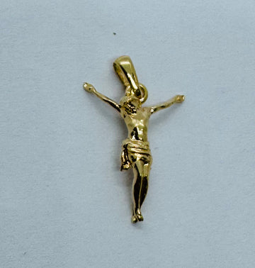 DIJE CRISTO ORO AMARILLO 18K