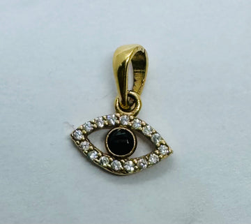 DIJE OJO CIRCONES 18K