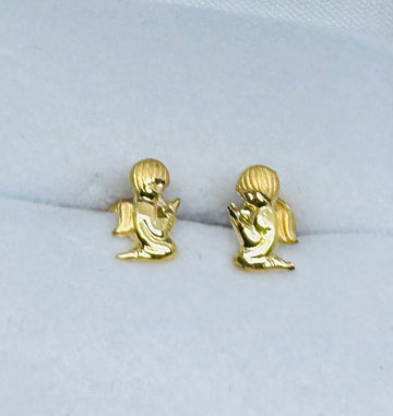 TOPOS ANGEL DE LA GUARDA ORO AMARILLO 18K