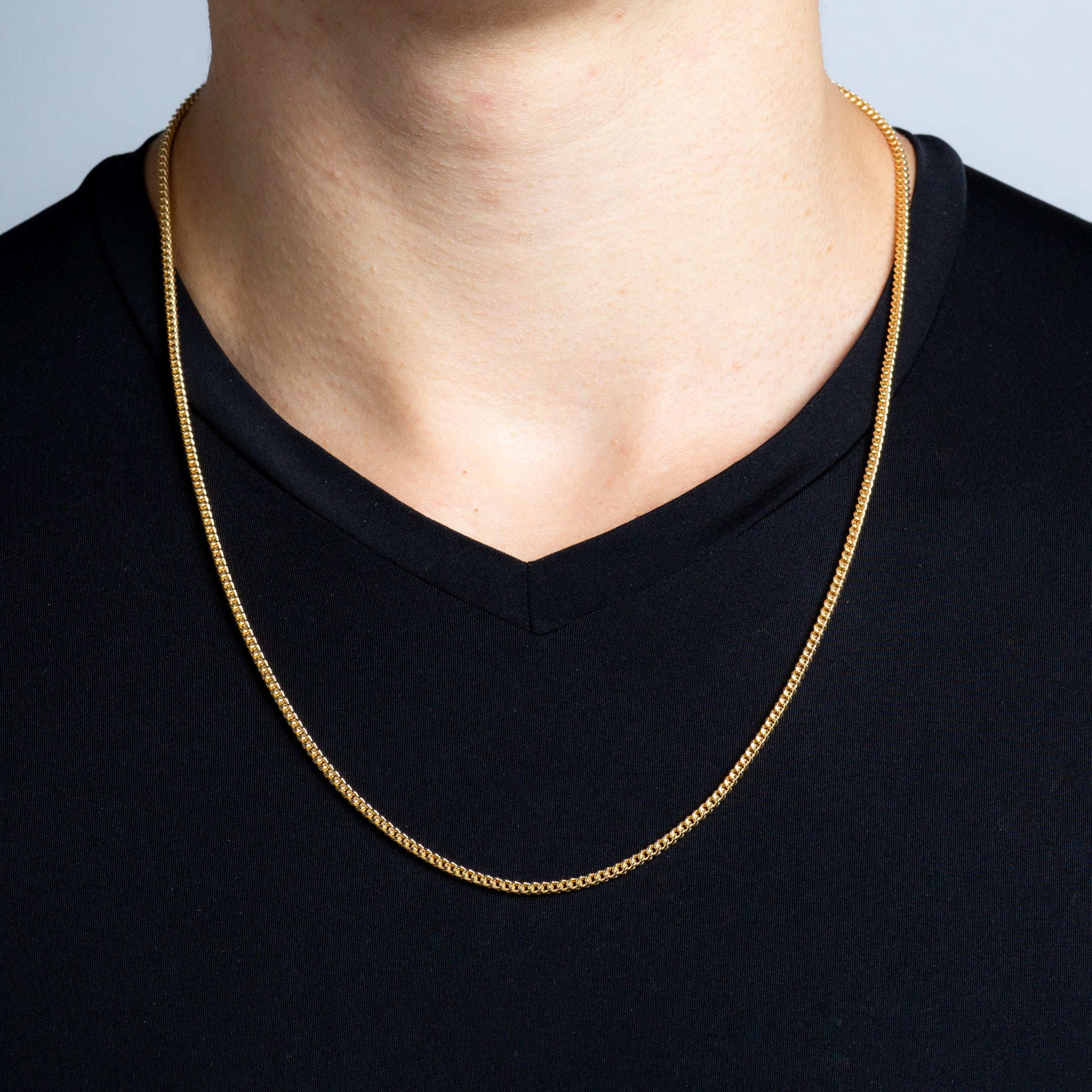 CADENA FRANCO ORO AMARILLO 18K