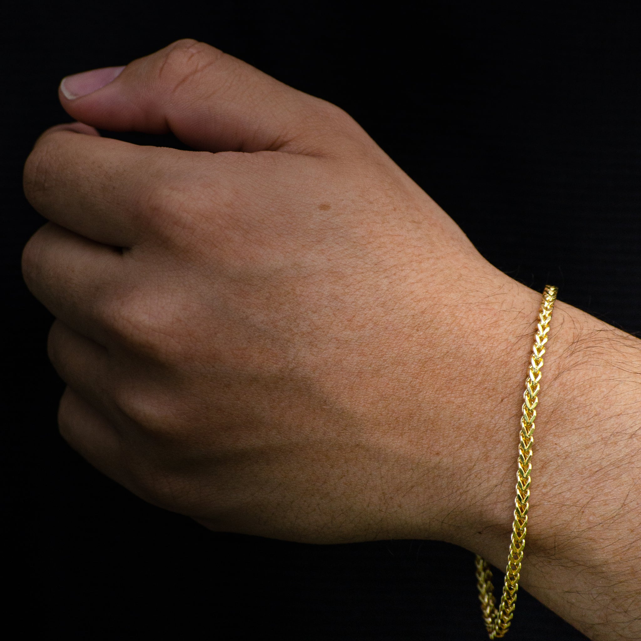 PULSERA FRANCO ORO AMARILLO ITALY 750 - 18K