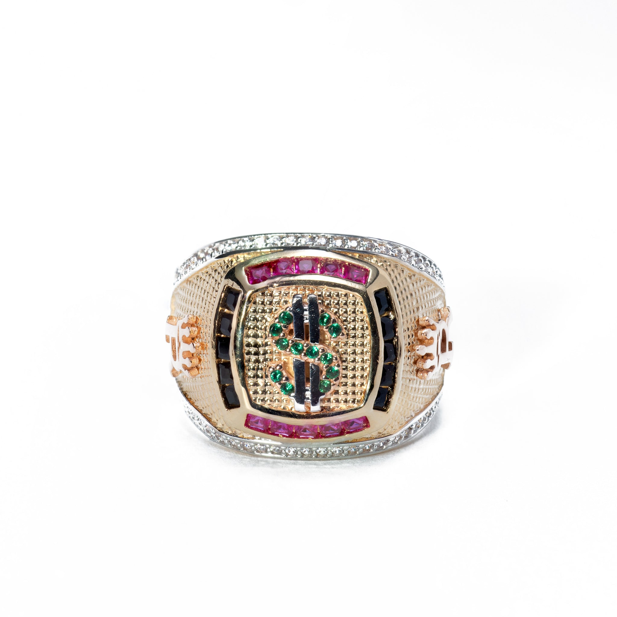 ANILLO MILLION CIRCONES ORO AMARILLO 18K